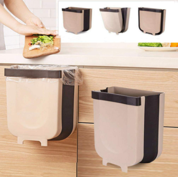 Basurero de cocina plegable