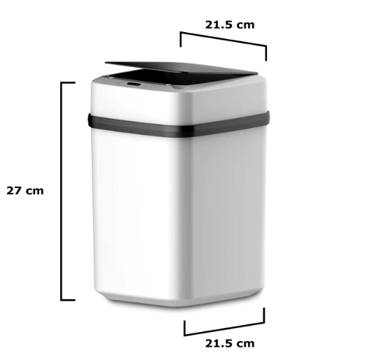 Papelera inteligente con sensor