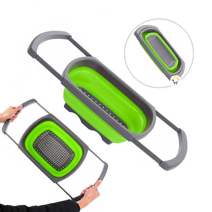 Colador silicona plegable