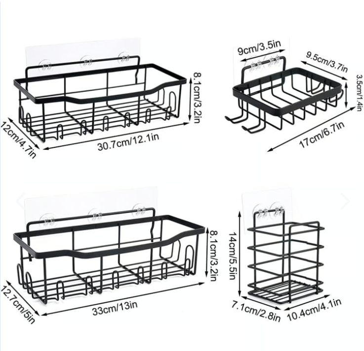 Organizador de baño de 5 piezas