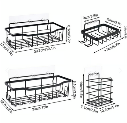 Organizador de baño de 5 piezas